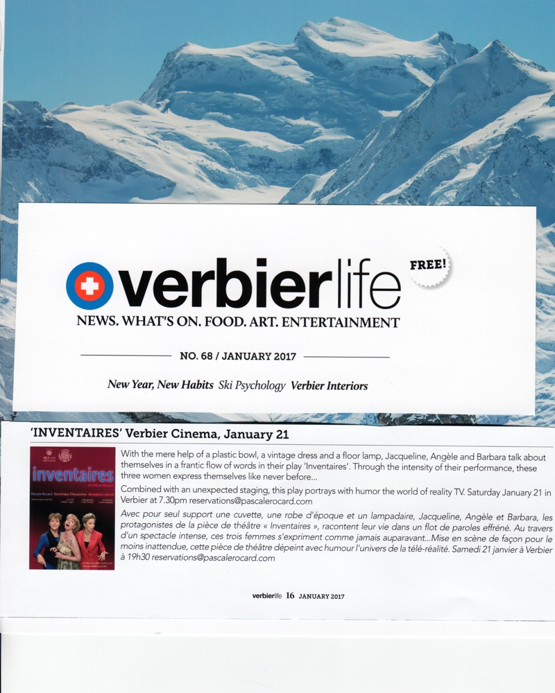 Presse de Verbier Janvier 2017